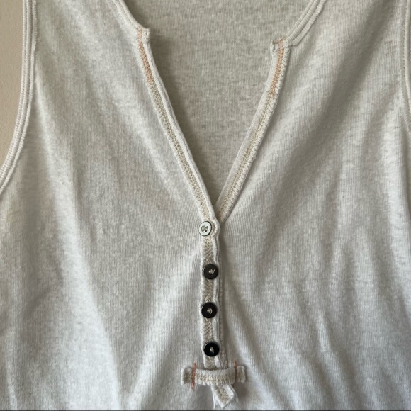 Free People We The Free Sleeveless White Tank Top Size XS - Picture 5 of 11